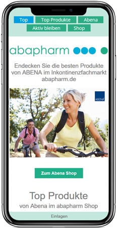 Web Projekt Gesundheit - Web Agentur FRASCHE.de - iPhone